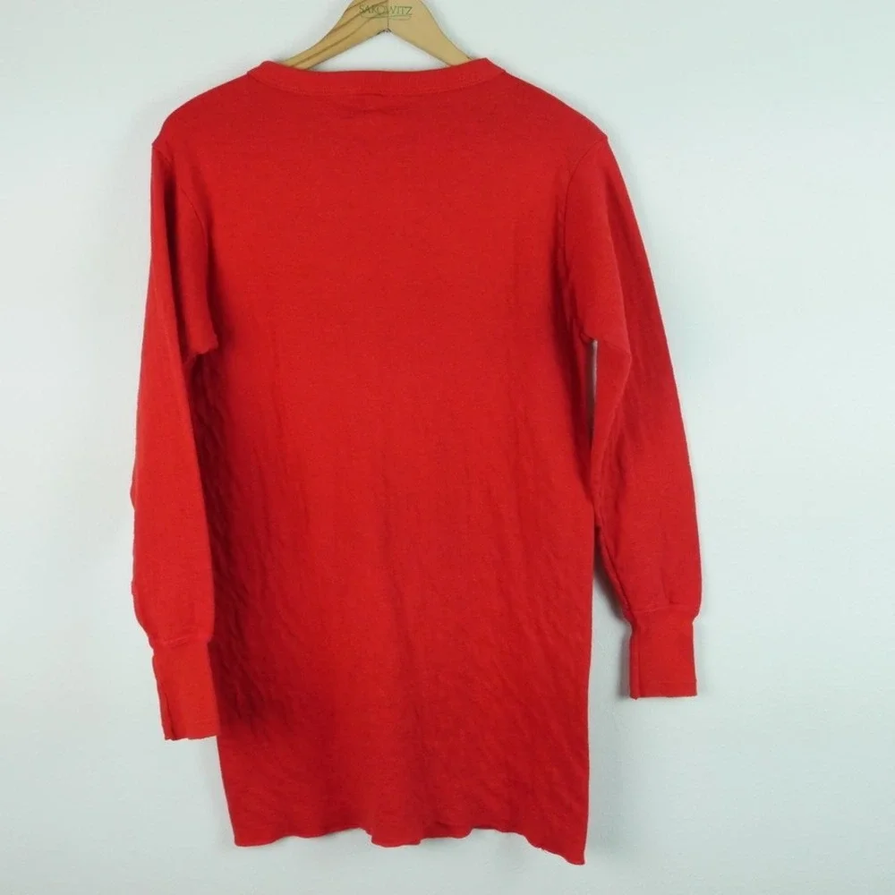 Vintage Duofold Two Layer Fabric Red Thermal Shirt Style 419 Mens 46 Base Layer